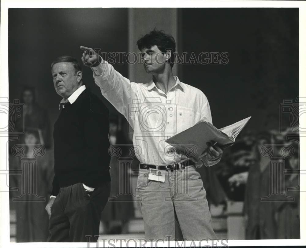 1991 Press Photo Jr. Miss Director of Production Carl Lauten in Alabama- Historic Images