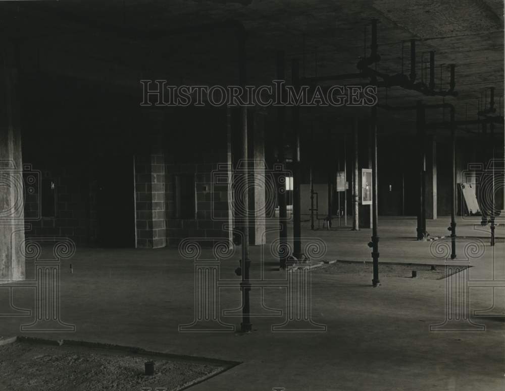 1974 Press Photo Substructure of the Mobile General Hospital, Alabama