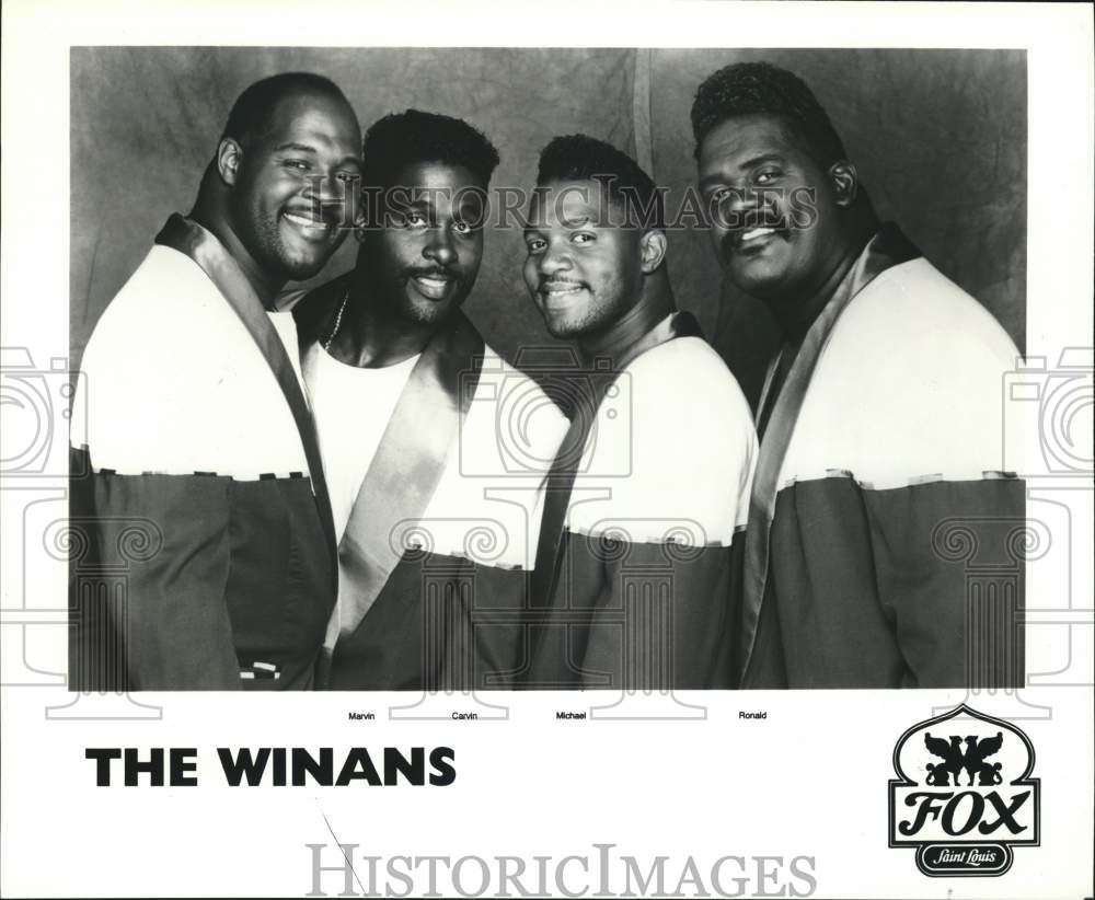 1994 Press Photo Marvin, Carvin, Michael, Ronald of The Winans - ata01848- Historic Images