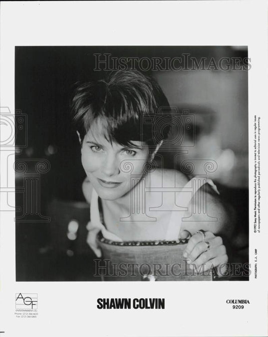 1992 Press Photo Singer Shawn Colvin - ata04728- Historic Images