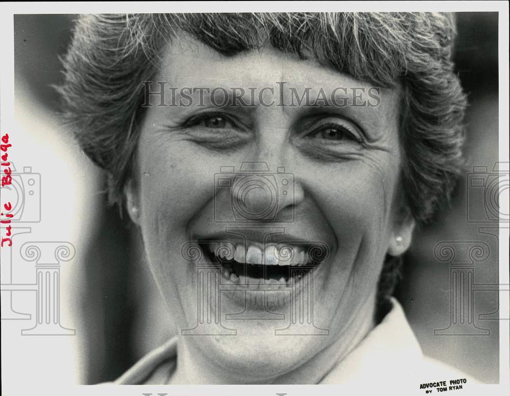 Press Photo Westport Congresswoman Julie Belaga at Italian Festival Parade- Historic Images