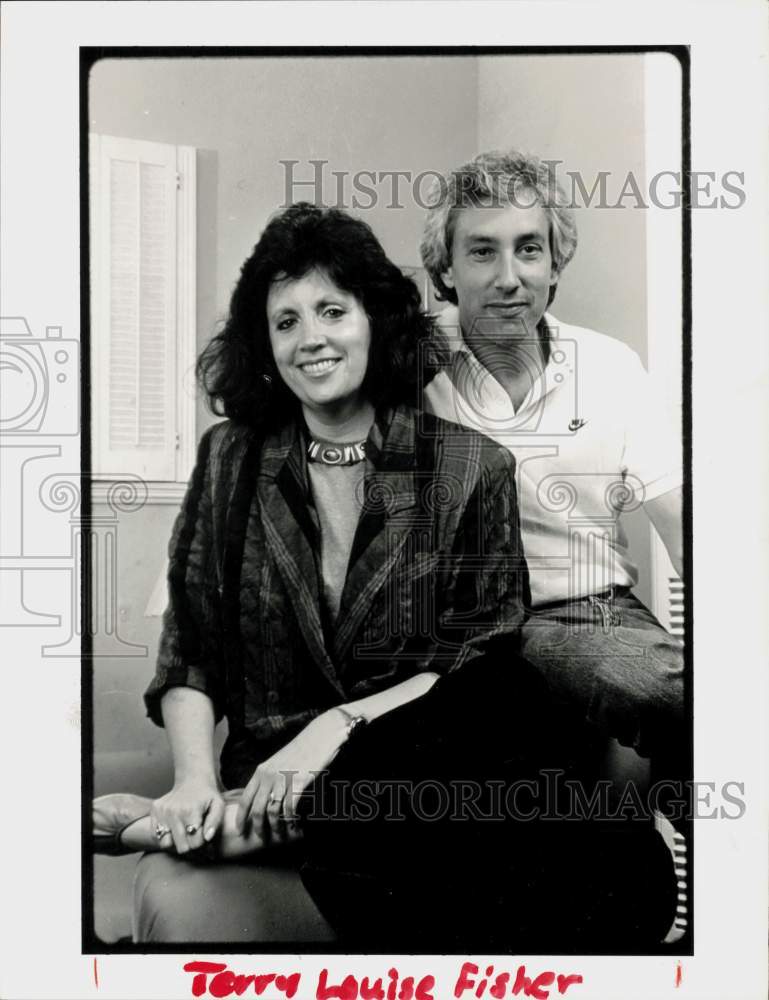 1987 Press Photo Steven Bochco and Terry Louise Fisher - ctaa21860- Historic Images