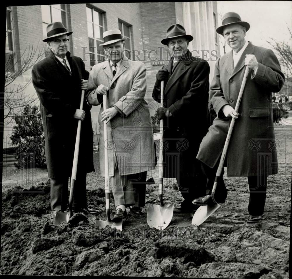 1960 Press Photo Groundbreaking Ceremony for Carlson Library - ctaa29164- Historic Images