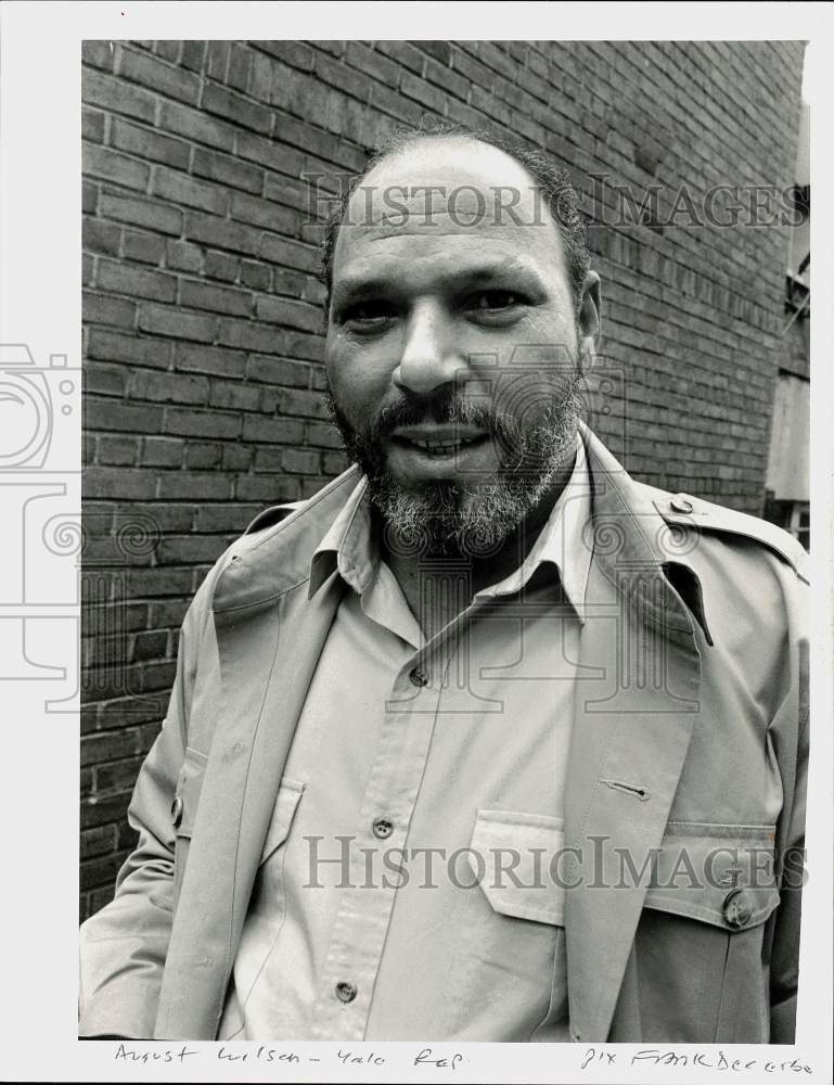 Press Photo August Wilson at Yale Repertory Theater - ctca00929- Historic Images