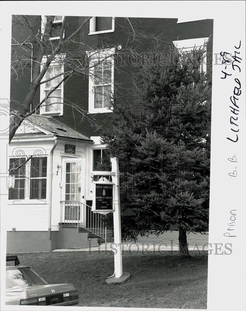 1989 Press Photo Litchfield jail - ctca01068- Historic Images