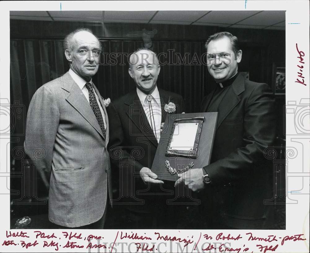 1980 Press Photo Walter Pach, Wilhelm Maraczi and Robert Nemeth in Fairfield- Historic Images