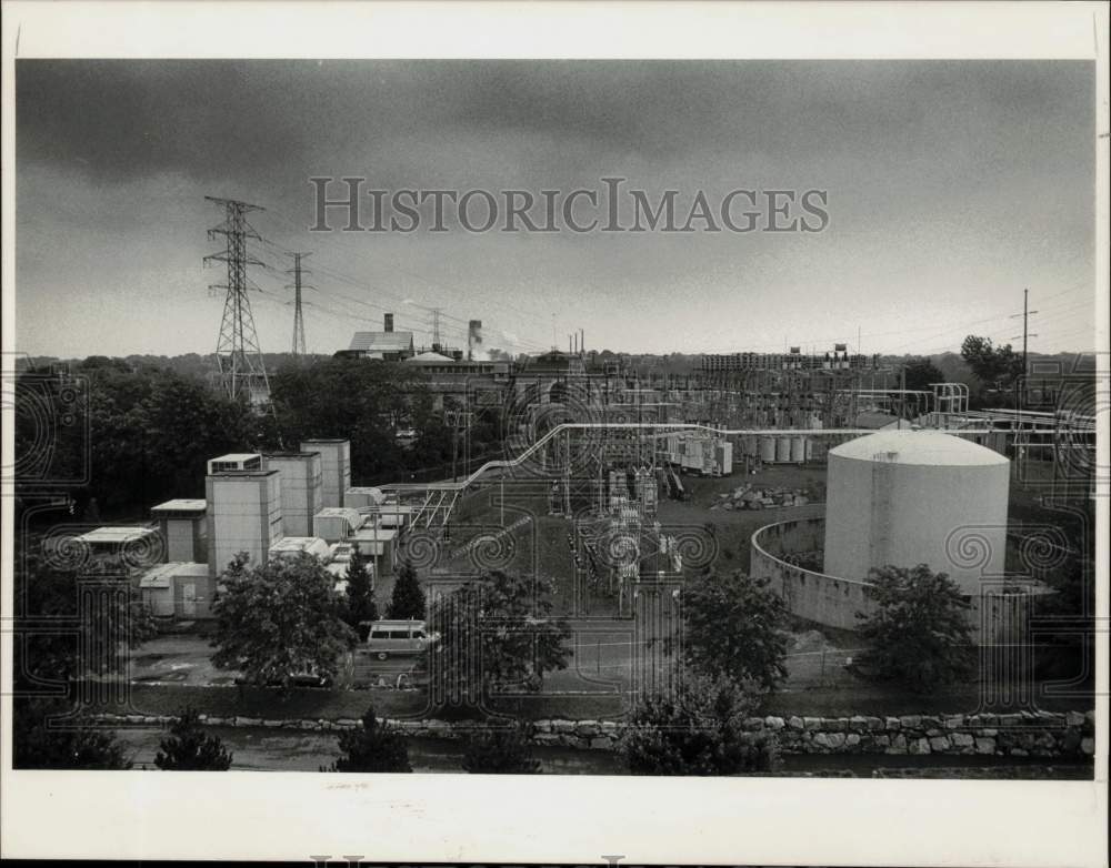 Press Photo Cos Cob power plant - ctga06878- Historic Images