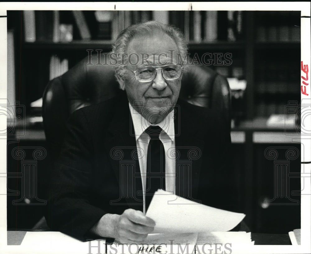 1988 Press Photo U.S. District Court Judge Frank Batasti- Historic Images