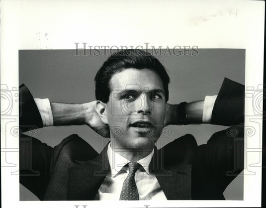 1986 Press Photo Author of MAYDAY Michael R. Beschloss- Historic Images