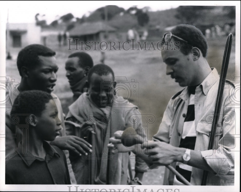 1969 Press PhotoWriter  Ken Banks in Kenya - Historic Images