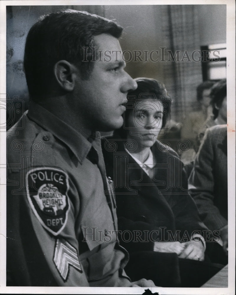 1970 Press Photo Police Sgt Baracz &amp; Beverly- Historic Images