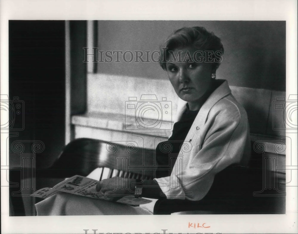 1991 Press Photo Patricia Alvarez witness in the Kilcoyne trial- Historic Images