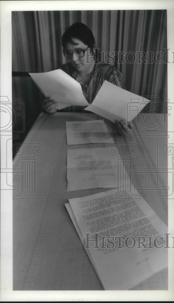 1965 Press Photo Mary Antenucci Bennett & letters to Pres Reagan