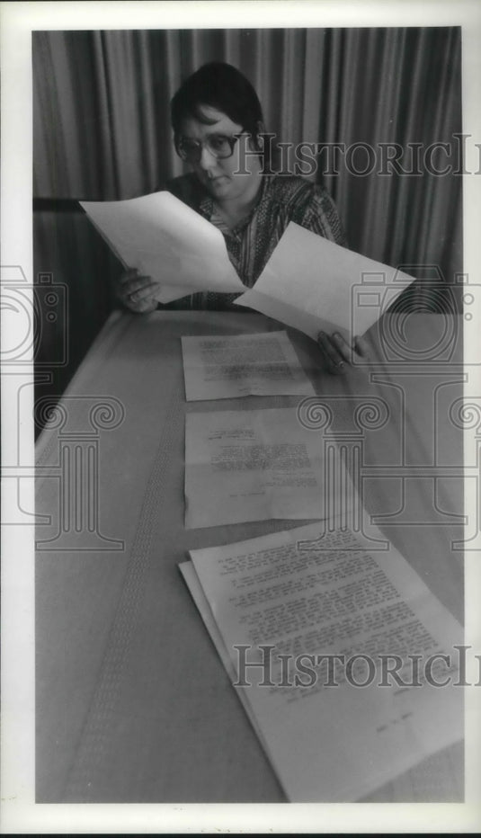 1965 Press Photo Mary Antenucci Bennett & letters to Pres Reagan