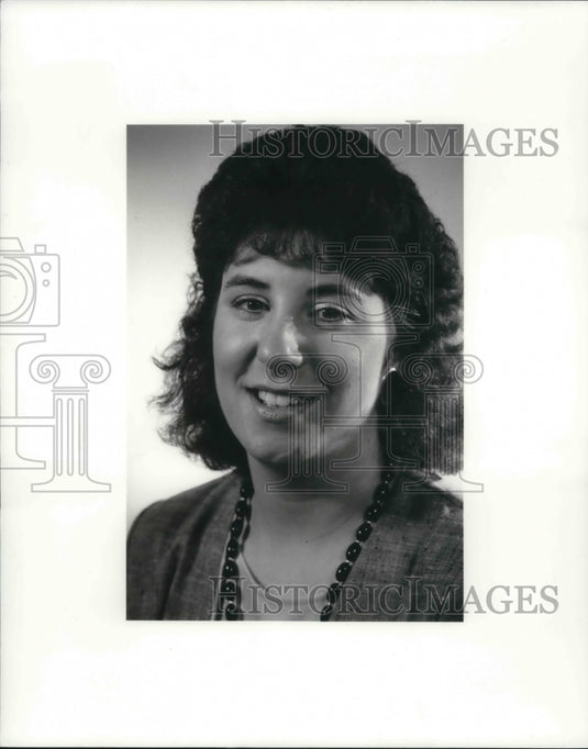1986 Press Photo New Employee, Carla Bankovich- Historic Images