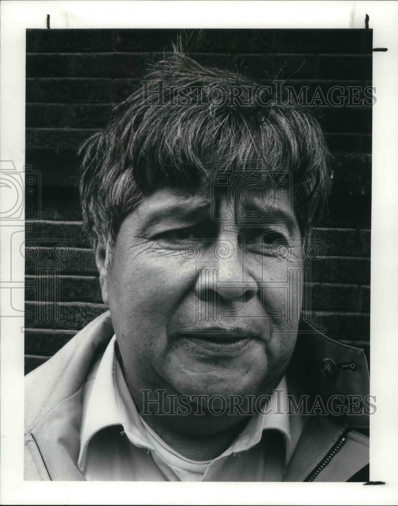 1987 Press Photo Thomas Briones, arrested in Medina- Historic Images