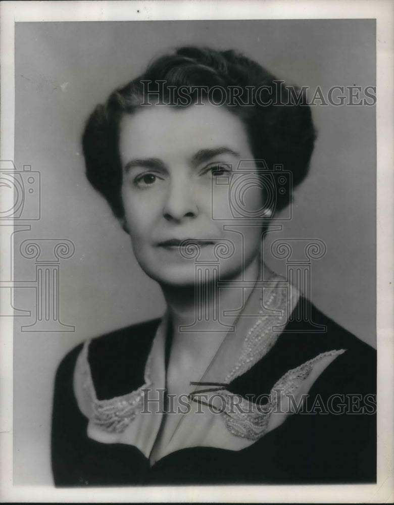 1944 Press Photo Mrs John W Bricker, wife of Ohio&#39;s Governor - Historic Images