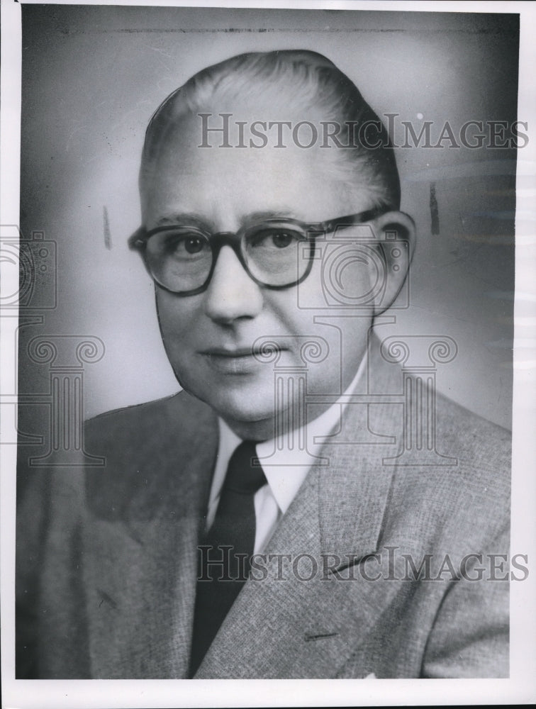 1960 Press Photo Dr. Hurst R. Anderson Pres. American University