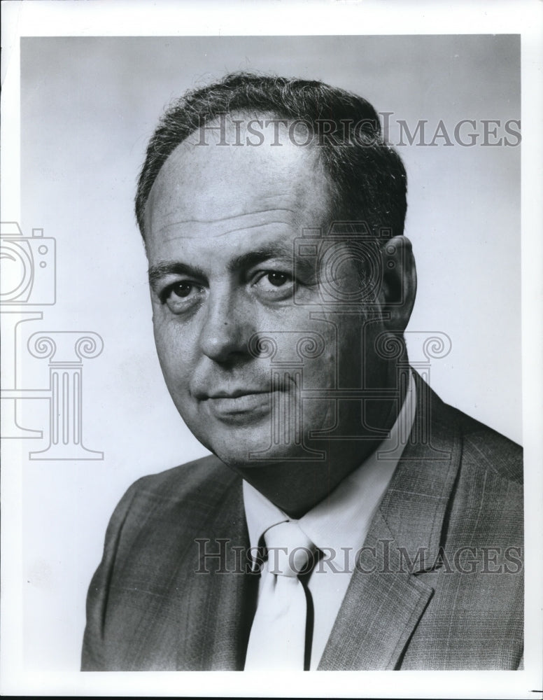 1972 Press Photo Dennie A Barnes, President of Cleveland Merchandise Mart, Inc- Historic Images