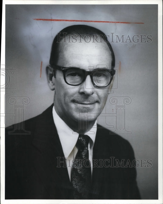 1971 Press Photo James A. Biggerstaff Vice President- Sales & Marketing Mgr.- Historic Images