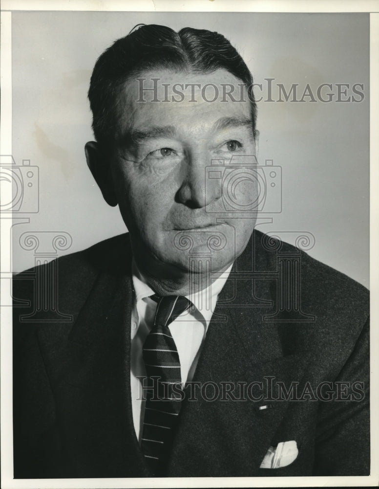 1956 Press Photo Major General Frank Allen Jr. Communications Counselors Inc.- Historic Images