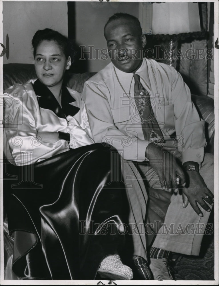 1949 Press Photo Lottie and Joseph Allen Bomb Victims- Historic Images