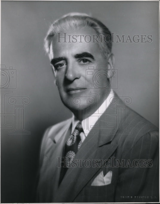 1951 Press Photo Cyril J Bath President of Cyril Bath Company- Historic Images