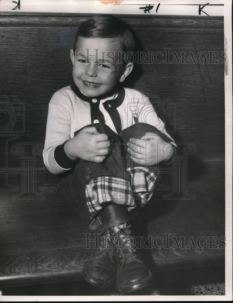 1954 Press Photo Kenny Broyles, prosecution witness in attack he was victim- Historic Images