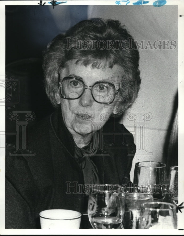 1984 Press Photo Ruth Ellen Church, food and wine journalist- Historic Images