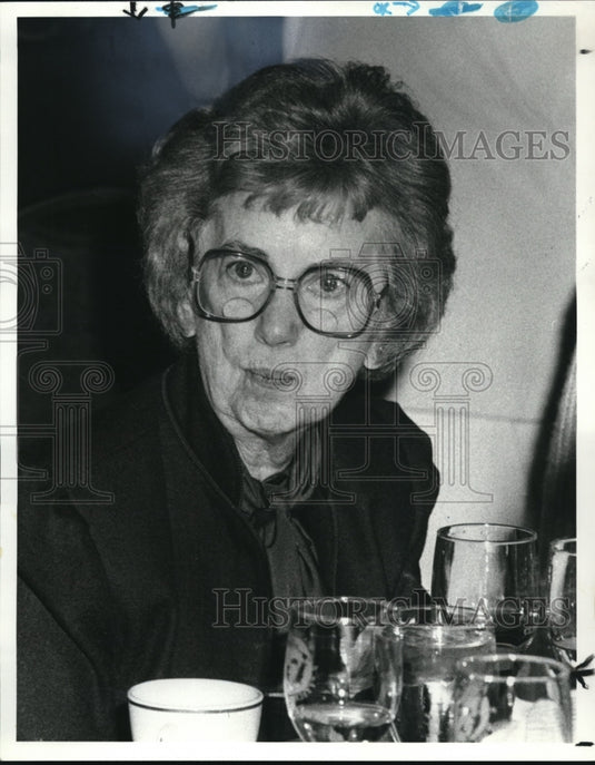 1984 Press Photo Ruth Ellen Church, food and wine journalist- Historic Images
