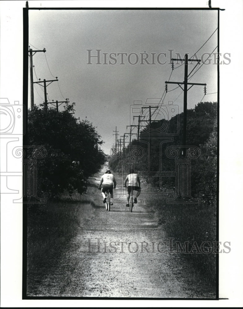 1987 Press Photo Site of murder victim in Hudson Janice Hriestensen- Historic Images