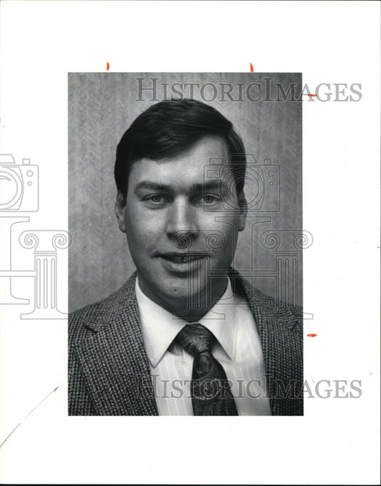 1991 Press Photo Bruce Brotherton Regional Director Browning Ferris Industries- Historic Images