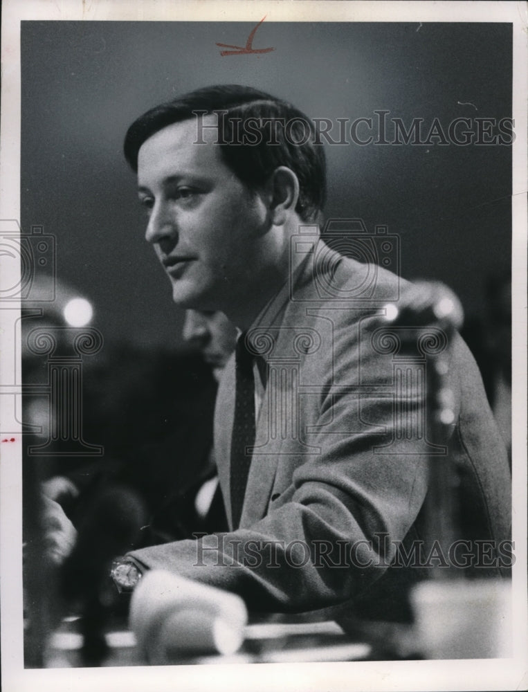 1969 Press Photo Richard Celeste General hearing City Council- Historic Images