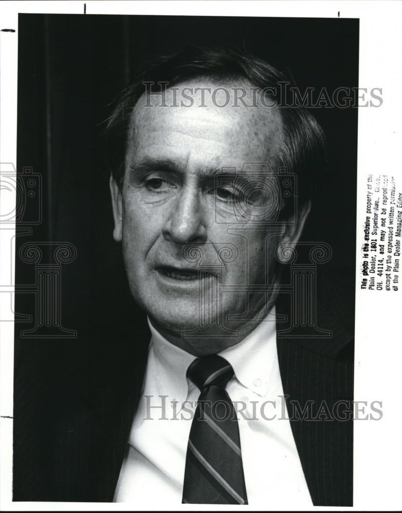 1989 Press Photo Will Butler, New President and CEO of the Eaton Corp- Historic Images