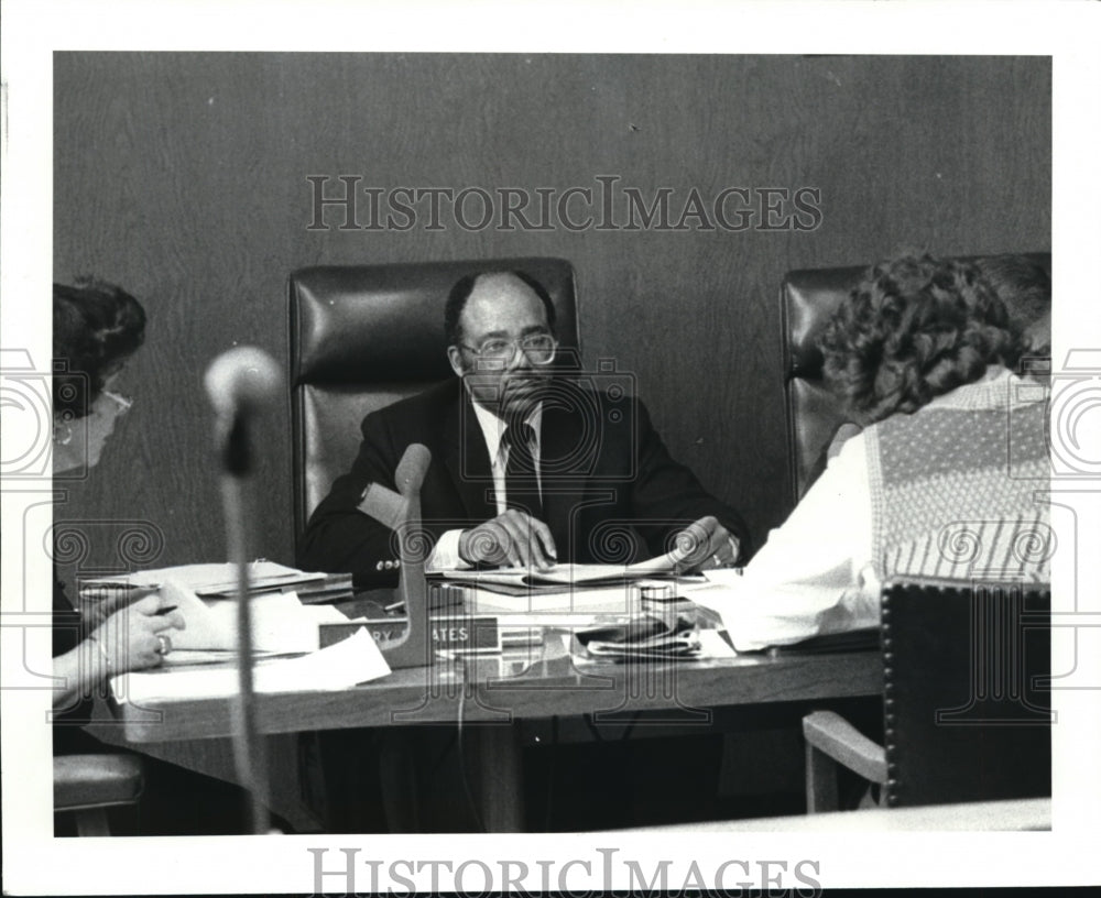 1984 Press Photo Carl Character, new member of the county board of elections- Historic Images