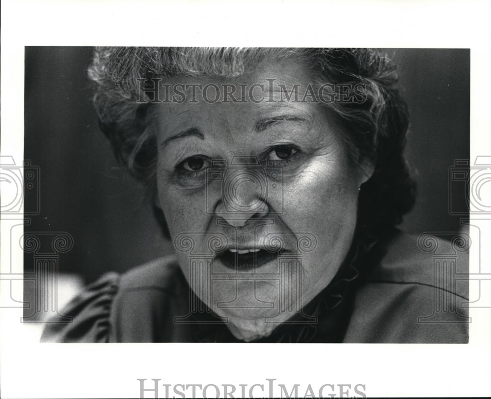 1985 Press Photo Catherine Carey Bureau of Support Domestic Relations Court- Historic Images