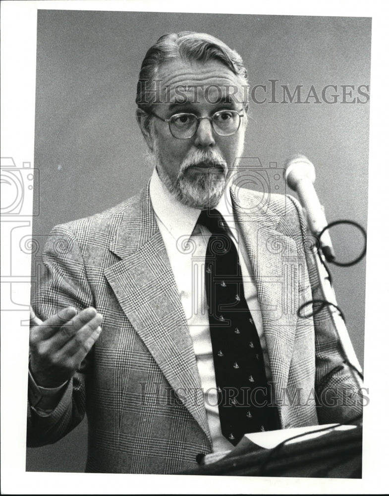 1987 Press Photo Rev Harvey Cox- Historic Images