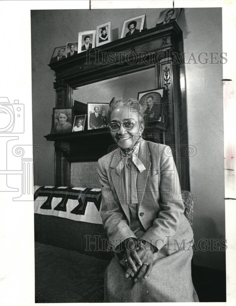 1986 Press Photo Judge Jean Murrell Capers of Capers. - Historic Images