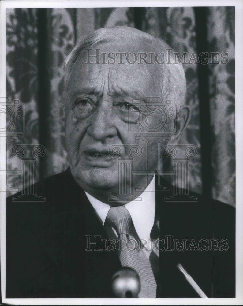 1972 Press Photo Cyrus Eaton Businessman &amp; Philanthropist at 88th Birthday. - Historic Images