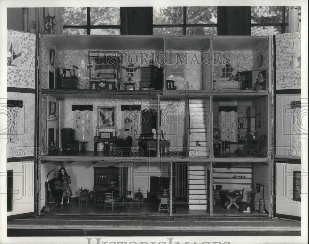 1971 Press Photo Doll House design and created by Nancy Duggan- Historic Images