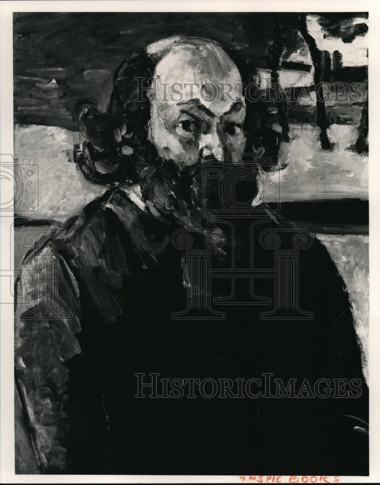 1989 Press Photo Self portrait of artist Paul Cezanne- Historic Images