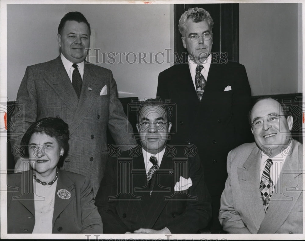 1952 Press Photo Congresswoman Frances Payne Bolton at City Political Forum.- Historic Images