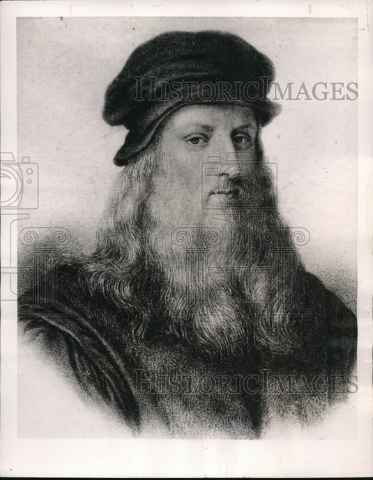 1991 Press Photo Portrait of Leonardo Da Vinci- Historic Images