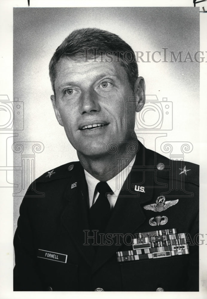 1983 Press Photo Brig. Gen. Gordon E. Fornell Air force- Historic Images