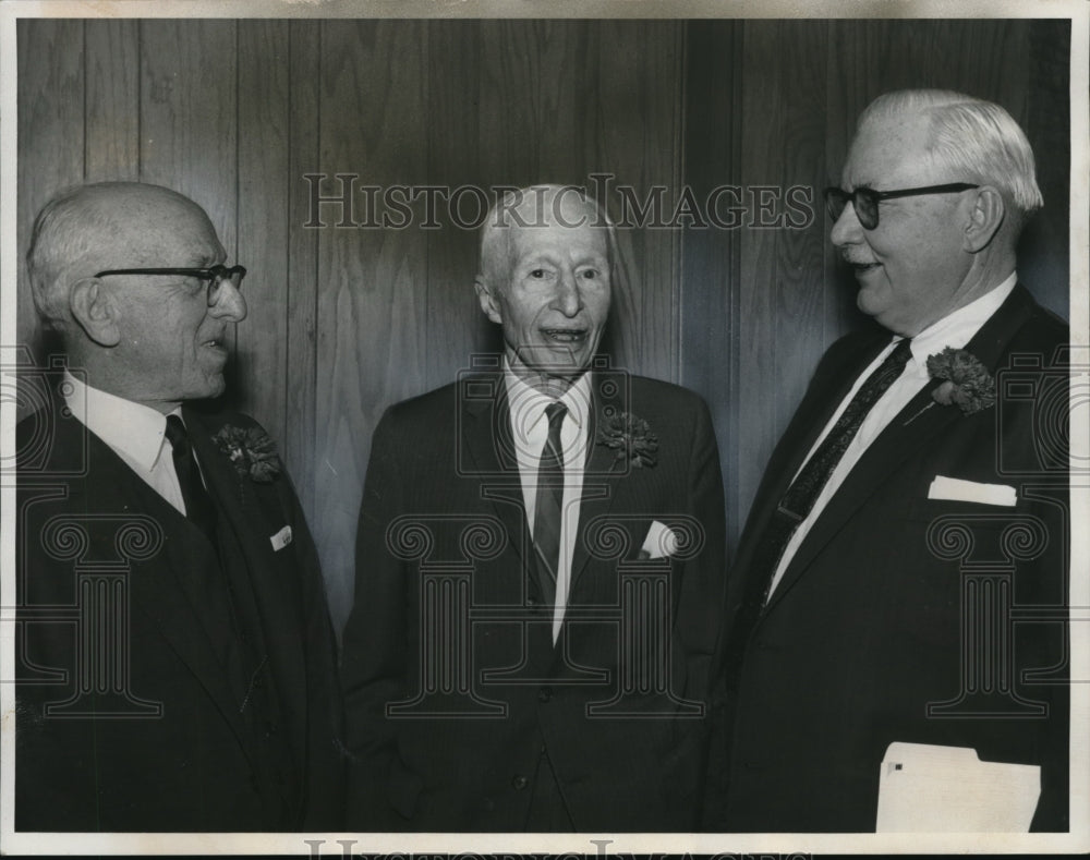 1967 Press Photo Morris Bewick. Carl D. Freboli and Kenneth Clark. - cva11872