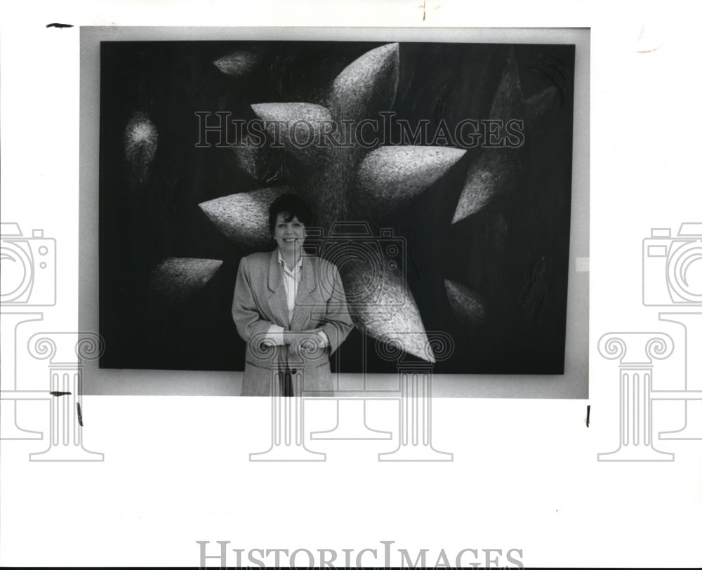 1989 Press Photo Marilyn Farinacci, artist- Historic Images