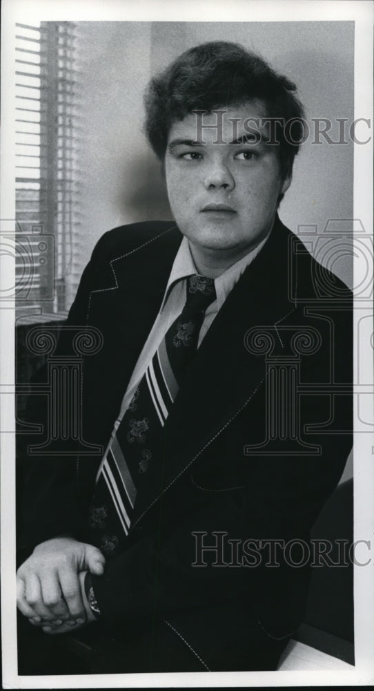 1975 Press Photo Edward Eyerman, officer of Beetoven Society of Cleveland- Historic Images