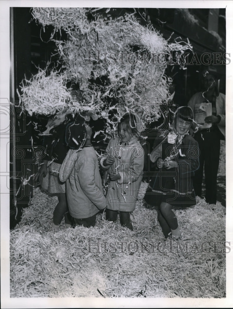 1960 Press Photo Jane Boswell, 9, Alfred L. Lea Jr., 8, Cynthia Lea, 5, and Eve- Historic Images