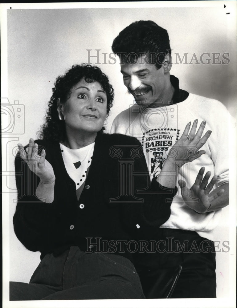 1983 Press Photo Sue Kromson and Mile Libassi, theater directors- Historic Images