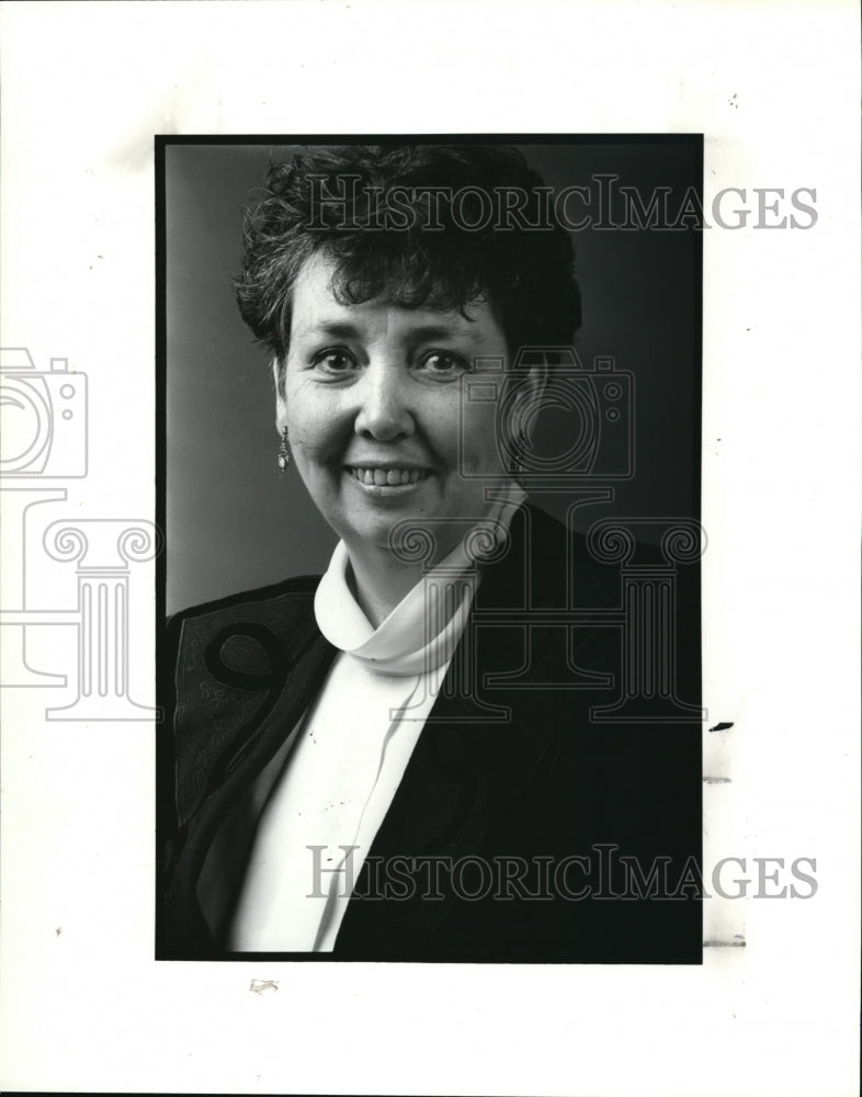 1991 Press Photo Jean Gappert, Managing Director, for Cleveland Public Theater- Historic Images